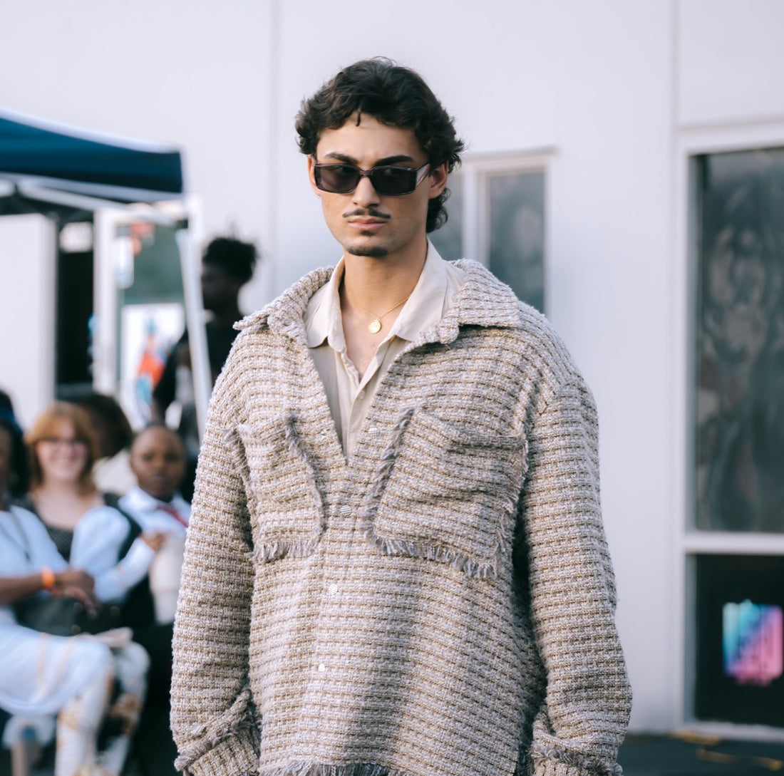 DSN Beige Tweed Jacket