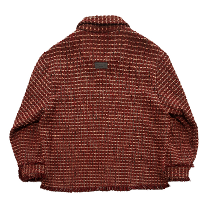 DSN Burgundy Tweed Jacket